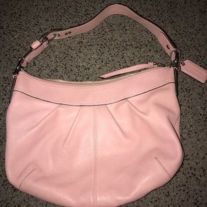 Light pink coach purse